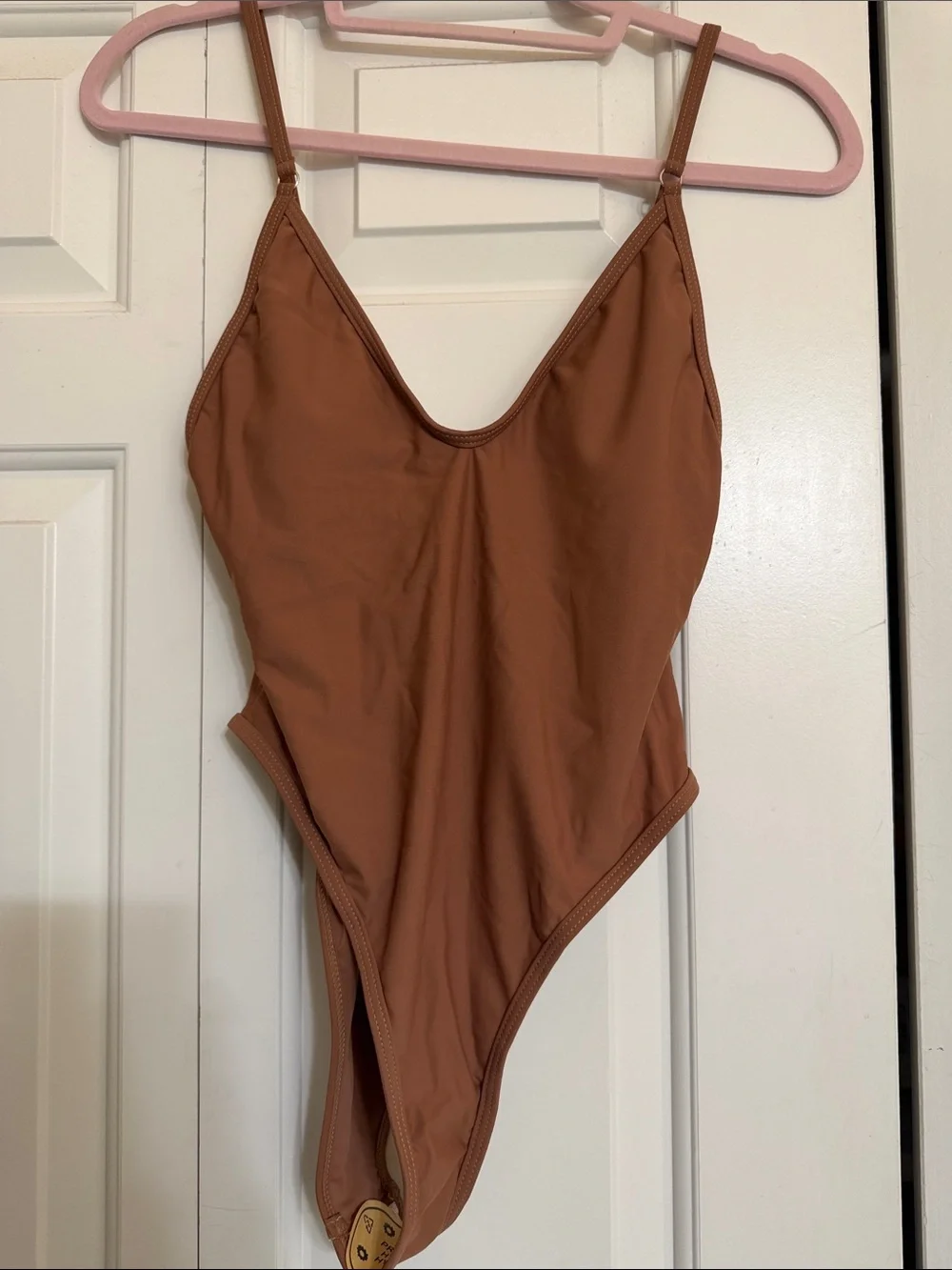 BEACHKINIS SEXY DEEP V BRAZILIAN CHEEKY HIGH CUT ONE PIECE SWIMSUIT